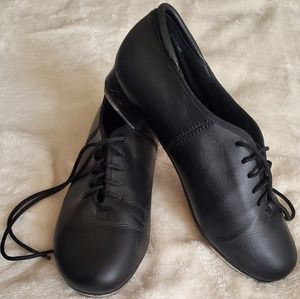 Black Tap Shoes Lace Up. Run a size small.